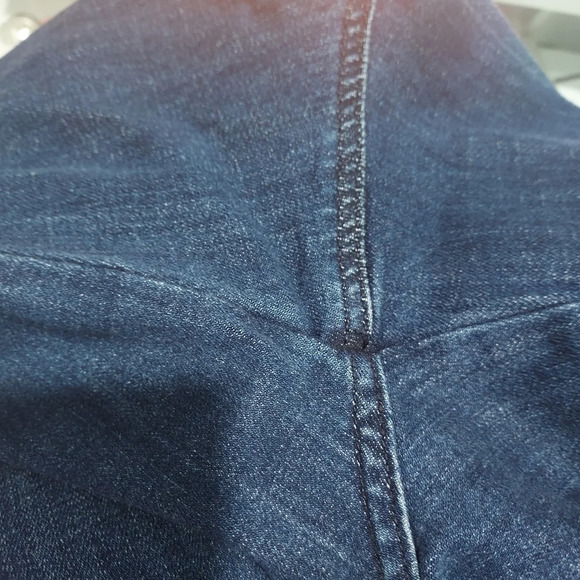 Talbots High Waist Straight Ankle Jeans - Side Ribbon Trim in Size 18WP - Picture 10 of 10